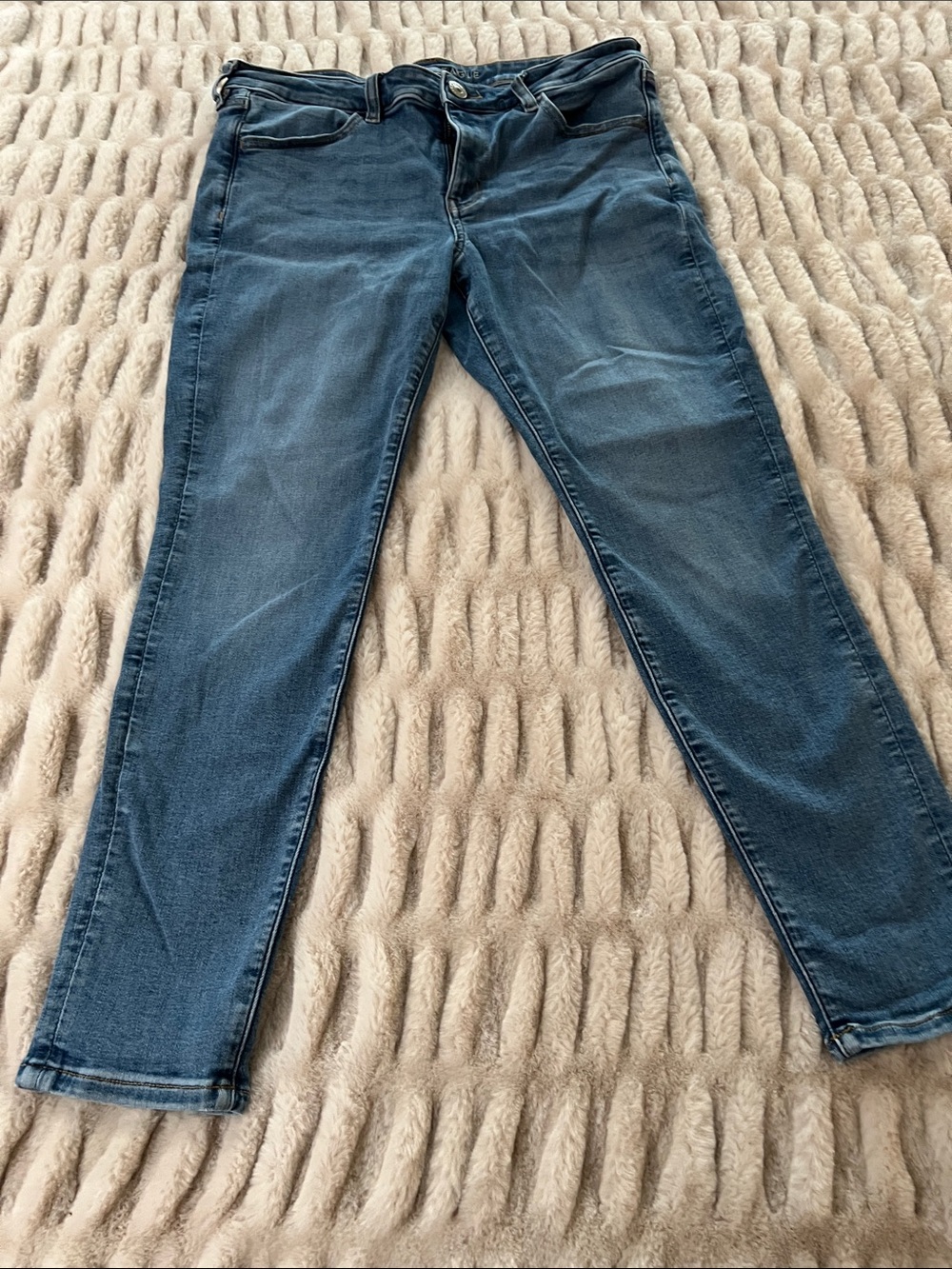 American Eagle Outfitters Dark Blue Skinny Jeans - 12 Short